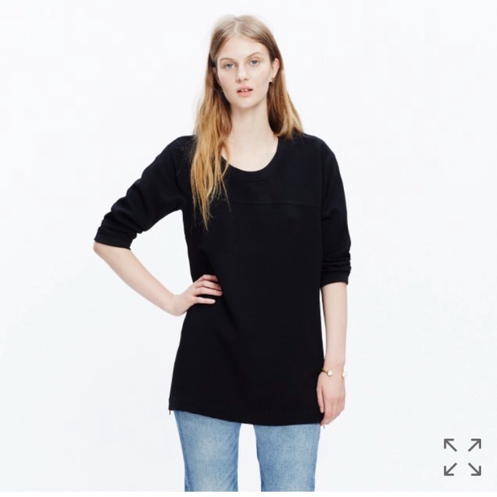 Madewell Trackside Zip Top